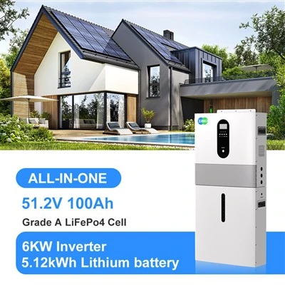 6kW Off-Grid Home Energy System 51.2V 100AH ​​All-in-One Lithium Battery